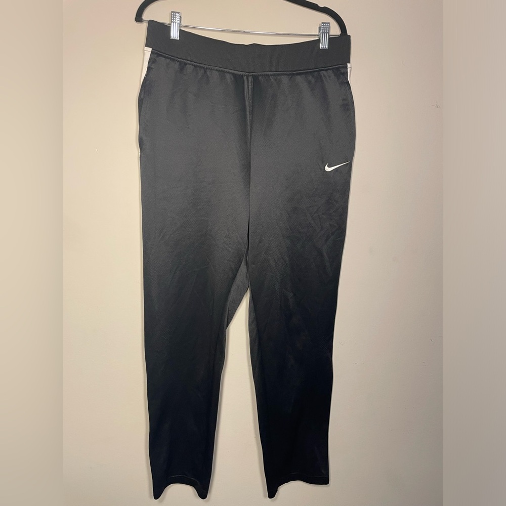 Nike Black Sweatpants with White Logo